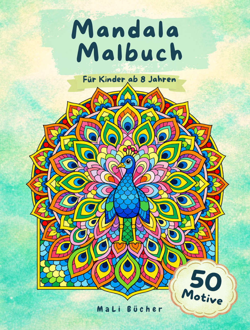 Mandala Malbuch für Kinder ab 8 Jahren